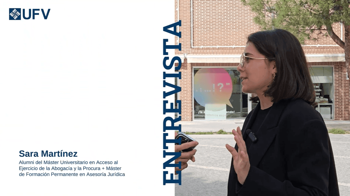 Máster Acceso Abogacía Madrid y Asesoría Jurídica de Empresas Portada Entrevista Sara Martínez 2026 Máster Acceso Abogacía Madrid y Asesoría Jurídica de Empresas Estudiar en Universidad Privada Madrid