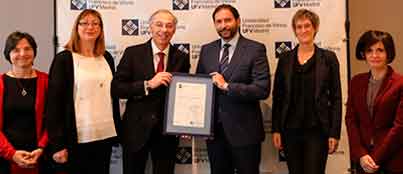 ufv certificacion ISO 45001 2018 1 SERVICIO DE SEGURIDAD, SALUD Y BIENESTAR Estudiar en Universidad Privada Madrid