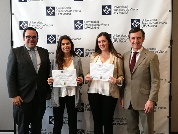 091019 25 Dos alumnas de Boadilla del Monte reciben una beca de excelencia de la UFV Estudiar en Universidad Privada Madrid