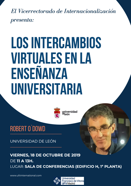 171019 3 Robert ODowd, profesor de la Universidad de León, imparte una charla sobre Los intercambios virtuales en la enseñanza universitaria Estudiar en Universidad Privada Madrid