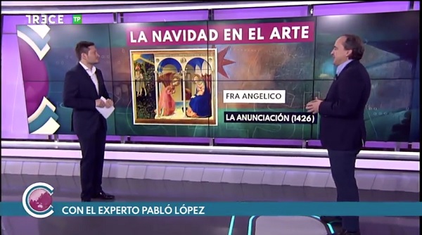 1 Pablo Lopez Raso Pablo López Raso explica en TRECE TV cómo se ha representado el misterio de la Navidad a través del arte Estudiar en Universidad Privada Madrid