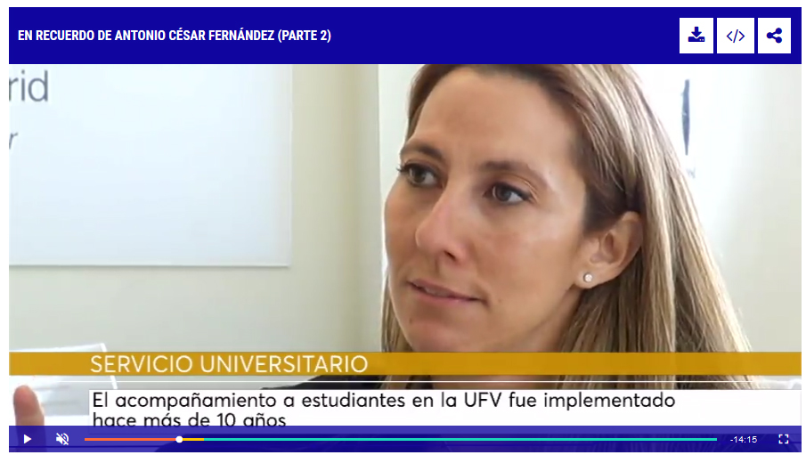 1 Sin titulo 1 Patricia Castaño en Periferias de 13TV, habla sobre el programa de acompañamiento de la UFV Estudiar en Universidad Privada Madrid