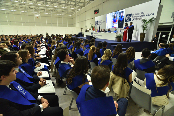 200124UFV 0630 Más de 160 alumnos se gradúan en los Grados UFV en Biomedicina, Biotecnología y Farmacia Estudiar en Universidad Privada Madrid