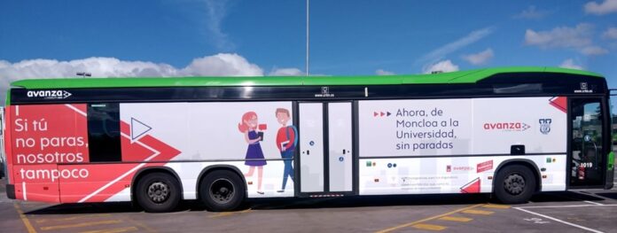 Bus Moncloa UFV e1674810631825 Miembros de la Escuela Politécnica Superior UFV exploran la movilidad en la Comunidad de Madrid en la revista Scientific Reports   Nature | Noticias de Actualidad UFV Estudiar en Universidad Privada Madrid