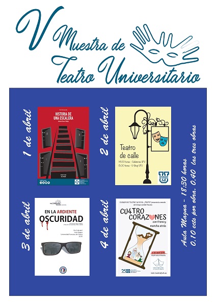 CARTEL MTU 2019 page 0001 V Muestra de Teatro en la UFV Estudiar en Universidad Privada Madrid