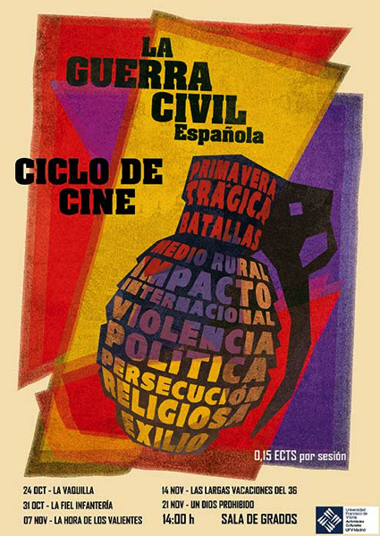 Captura de pantalla 2019 10 23 a las 10.15.48 Comienza el ciclo de cine previo al Congreso sobre la Guerra Civil española Estudiar en Universidad Privada Madrid