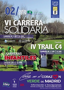 Carrera Solidaria Cartel 2019 La UFV patrocina la VI Carrera Solidaria Club de Campo Villa de Madrid Estudiar en Universidad Privada Madrid