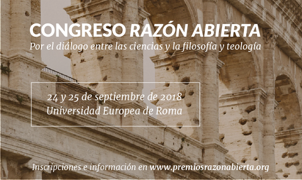 Congreso Razon Abierta Los próximos días 24 y 25 de septiembre se celebrará en Roma El Congreso de Razón Abierta Estudiar en Universidad Privada Madrid