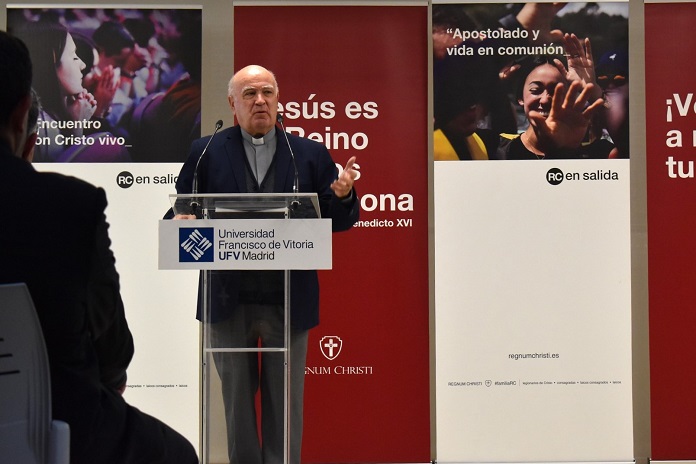 Don Angel Garcia Rivilla Galardon Alter Christus Atencion al Clero y a la vida consagrada 2022 2 Regnum Christi celebra la IX edición de los galardones Alter Crhistus en la UFV | Noticias de Actualidad UFV Estudiar en Universidad Privada Madrid