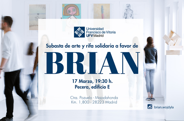 Email Subasta Brian 03 1 La UFV acoge una subasta benéfica a favor de Brian, un joven con cáncer | Noticias de Actualidad UFV Estudiar en Universidad Privada Madrid