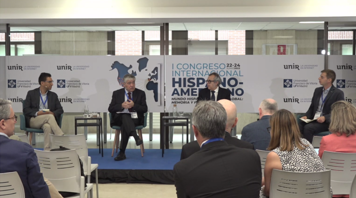 Foto 1 Destacados historiadores proponen una “globalización con acento hispano” en el I Congreso Internacional Hispanoamericano organizado por UNIR y la UFV | Noticias de Actualidad UFV Estudiar en Universidad Privada Madrid