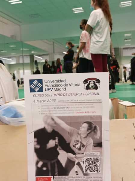 Kajukenbo La UFV recauda más de 80 kg de alimentos para la Fundación Altius en el curso solidario de defensa personal | Noticias de Actualidad UFV Estudiar en Universidad Privada Madrid