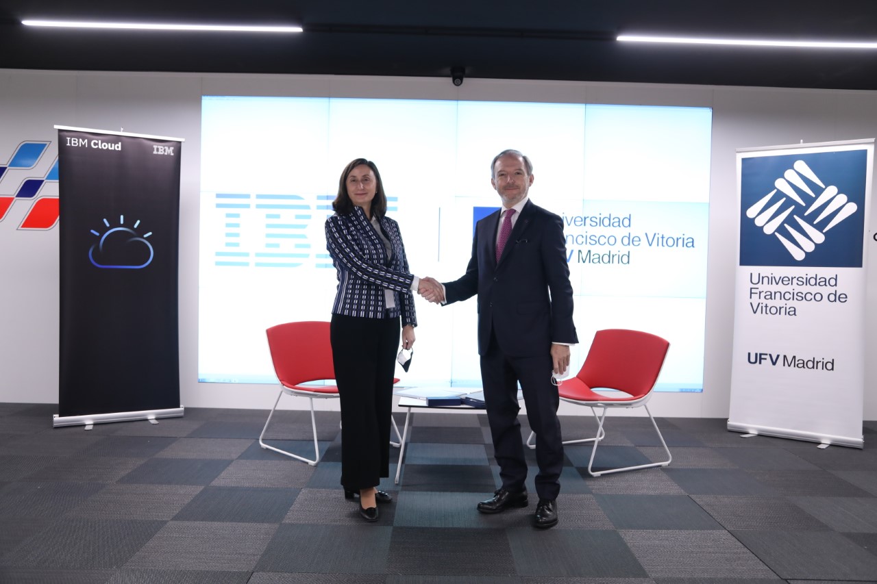 NOTA PRENSA SANDRA La Universidad Francisco de Vitoria firma un convenio de colaboración con IBM para apoyar a los grados del área de Ingeniería Industrial Estudiar en Universidad Privada Madrid