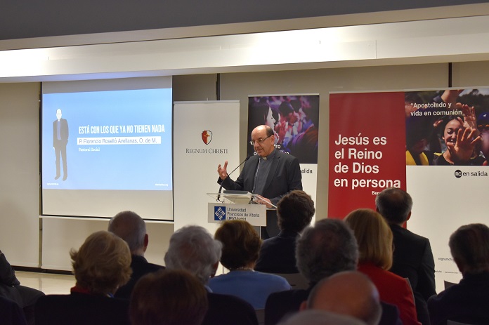 P. Florencio Rosello Galardon Alter Christus Pastoral Social 2022 Regnum Christi celebra la IX edición de los galardones Alter Crhistus en la UFV | Noticias de Actualidad UFV Estudiar en Universidad Privada Madrid