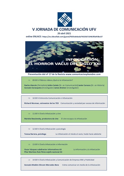 PROGRAMA 3 page 0002 La Revista Comunicación y Hombre organiza la V Jornada de Comunicación UFV sobre infoxicación Estudiar en Universidad Privada Madrid