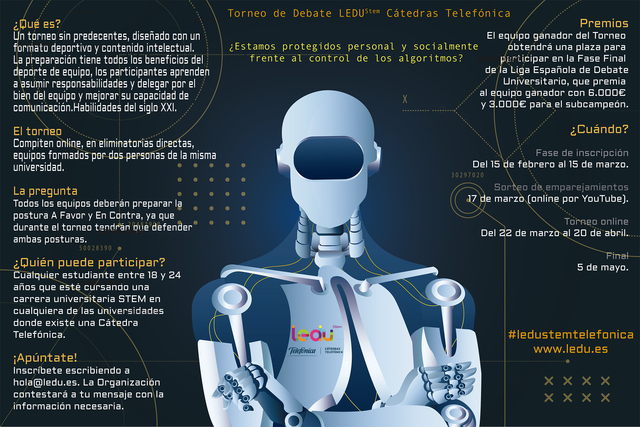 RCT PC LEDU STEM Info Arranca el I Torneo Virtual de Debate LEDUStem Cátedras Telefónica para fomentar las habilidades dialécticas de los universitarios TIC Estudiar en Universidad Privada Madrid