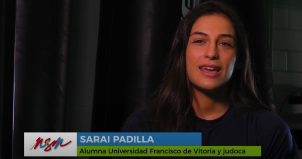 Sarai Padilla Sarai Padilla, alumna de Fisioterapia y del programa de acompañamiento UFVDeporte, subraya en un reportaje para España se Mueve la estabilidad que le aporta este programa Estudiar en Universidad Privada Madrid