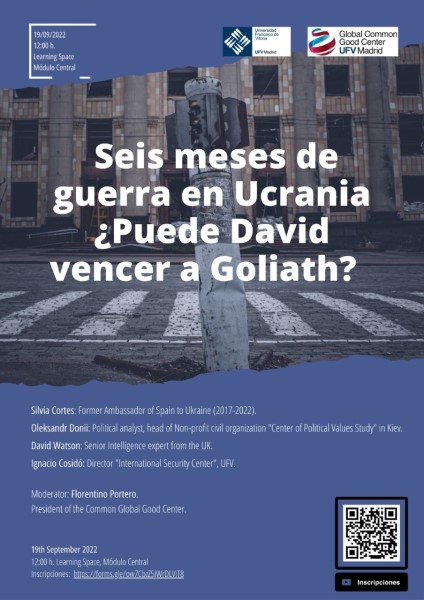 UCRANIA CARTEL Mesa Redonda: Seis meses de Guerra en Ucrania ¿Puede David vencer a Goliath? | Noticias de Actualidad UFV Estudiar en Universidad Privada Madrid