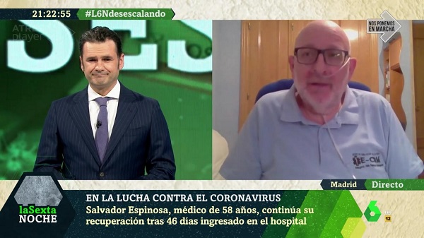 WhatsApp Image 2020 05 18 at 11.53.51 Salvador Espinosa, director del Centro Universitario de Simulación de la UFV y médico del Summa, relata en ABC, Antena 3, La Sexta Noche y otros medios internacionales cómo ha pasado 46 días hospitalizado con COVID 19 Estudiar en Universidad Privada Madrid