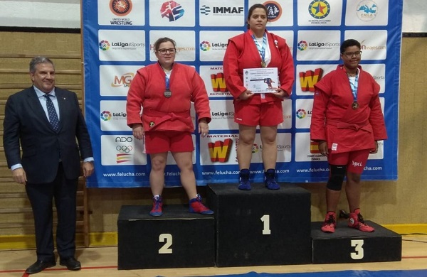 ccbab554 6c8c 4f21 8610 57c3637a5be2 Evadne Huecas, alumna de CAFyD, campeona de España de lucha Sambo Estudiar en Universidad Privada Madrid