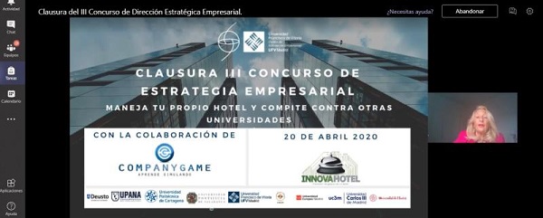 clausura concurso estrategia2 Ganadores del III Concurso de Dirección Estratégica Empresarial Estudiar en Universidad Privada Madrid