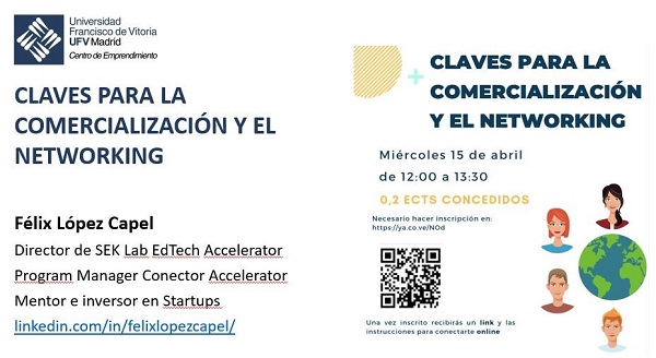 claves comercializacion networking taller Concluyen los talleres de emprendimiento UFV del curso 2019/20 con Claves para la Comercialización y Networking Estudiar en Universidad Privada Madrid