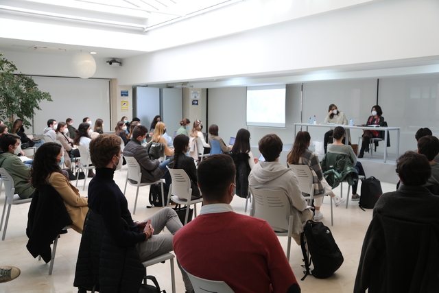 embajadora chipre Cristiana Tzika, cónsul de la República de Chipre en España, visita la UFV Estudiar en Universidad Privada Madrid