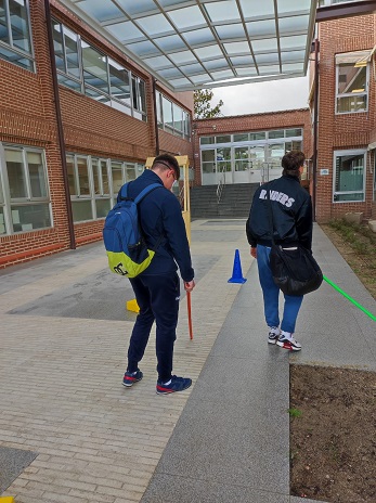 jornada sensibilizacion 3 Alumnos de CAFYD, Educación Infantil, Primaria y Social participan en una jornada de sensibilización de la discapacidad visual | Noticias de Actualidad UFV Estudiar en Universidad Privada Madrid