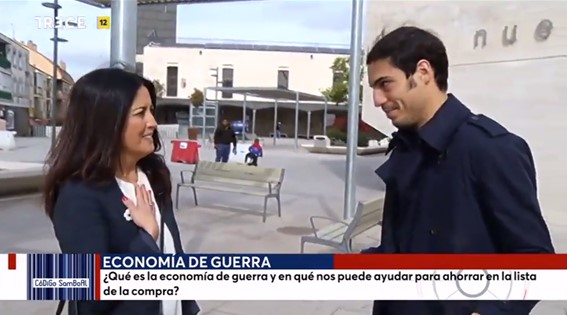 nieves carmona trece Nieves Carmona protagoniza el reportaje ‘Economía de guerra’ para TRECE TV | Noticias de Actualidad UFV Estudiar en Universidad Privada Madrid