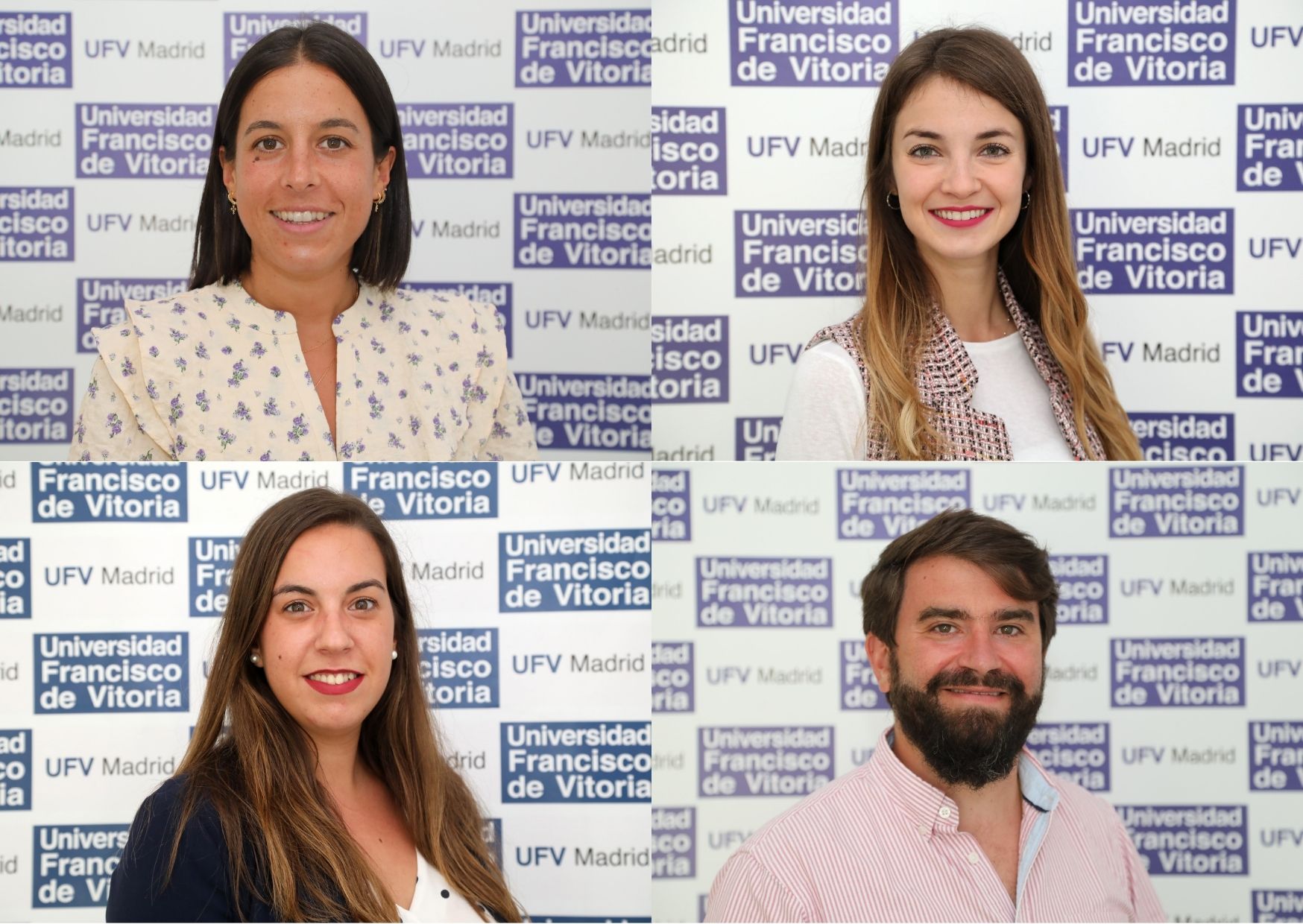 nodos Inés García, Sonia García, Belén Obispo y Álvaro Fernández participan en el II Congreso Internacional Nodos del Conocimiento Estudiar en Universidad Privada Madrid