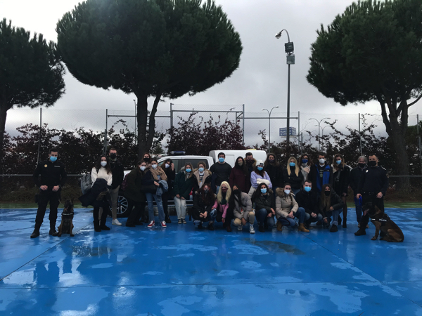 policia canina La Policía Local de Torrejón de Ardoz realiza una exhibición canina para los alumnos de Criminología UFV Estudiar en Universidad Privada Madrid