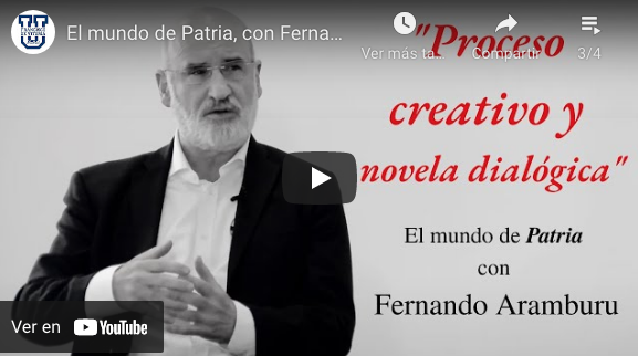 proceso El mundo de Patria, con Fernando Aramburu: “Patria parecía tener un toque localista, pero se ha entendido en todas partes” | Noticias de Actualidad UFV Estudiar en Universidad Privada Madrid