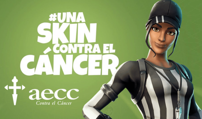 unaskincontraelcancer e1578473505216 Alumnos de Videojuegos de la UFV diseñan skins para el juego Fortnite, colaborando así con la AECC Estudiar en Universidad Privada Madrid