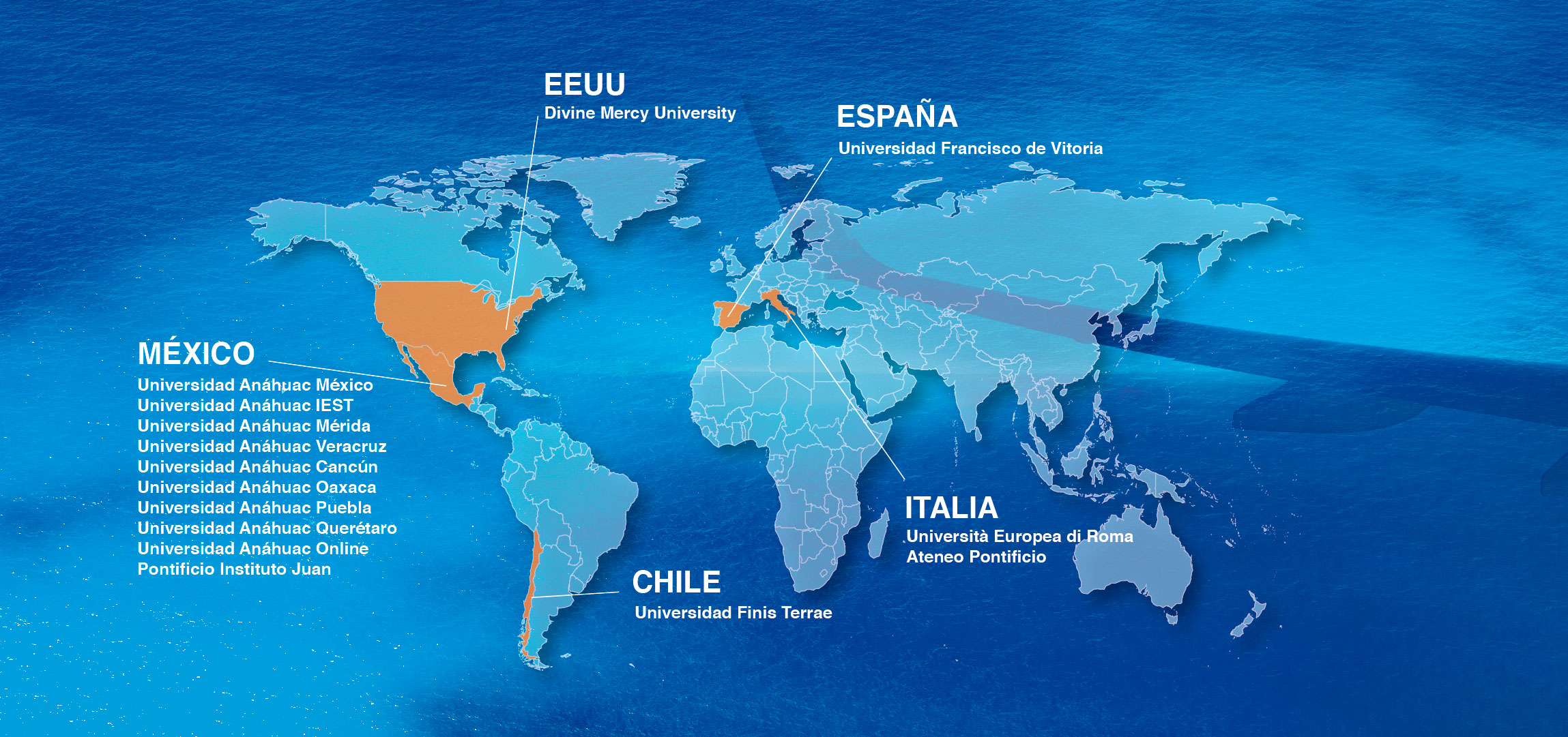 Mapa Universidades riu web ufv INU Estudiar en Universidad Privada Madrid