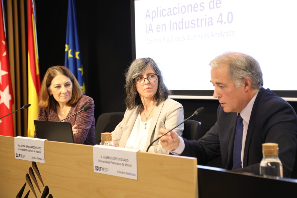 IMG 5862 1024x683 La Universidad Francisco de Vitoria celebra una jornada de la Cátedra Telefónica: Big Data & Business Analytics centrada en la Visión Artificial para la Industria 4.0 | Noticias de Actualidad UFV Estudiar en Universidad Privada Madrid