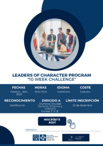 DEFINITIVO INFORME Leaders of Character Program 212x300 Centro de Educación en Virtudes y Valores Estudiar en Universidad Privada Madrid