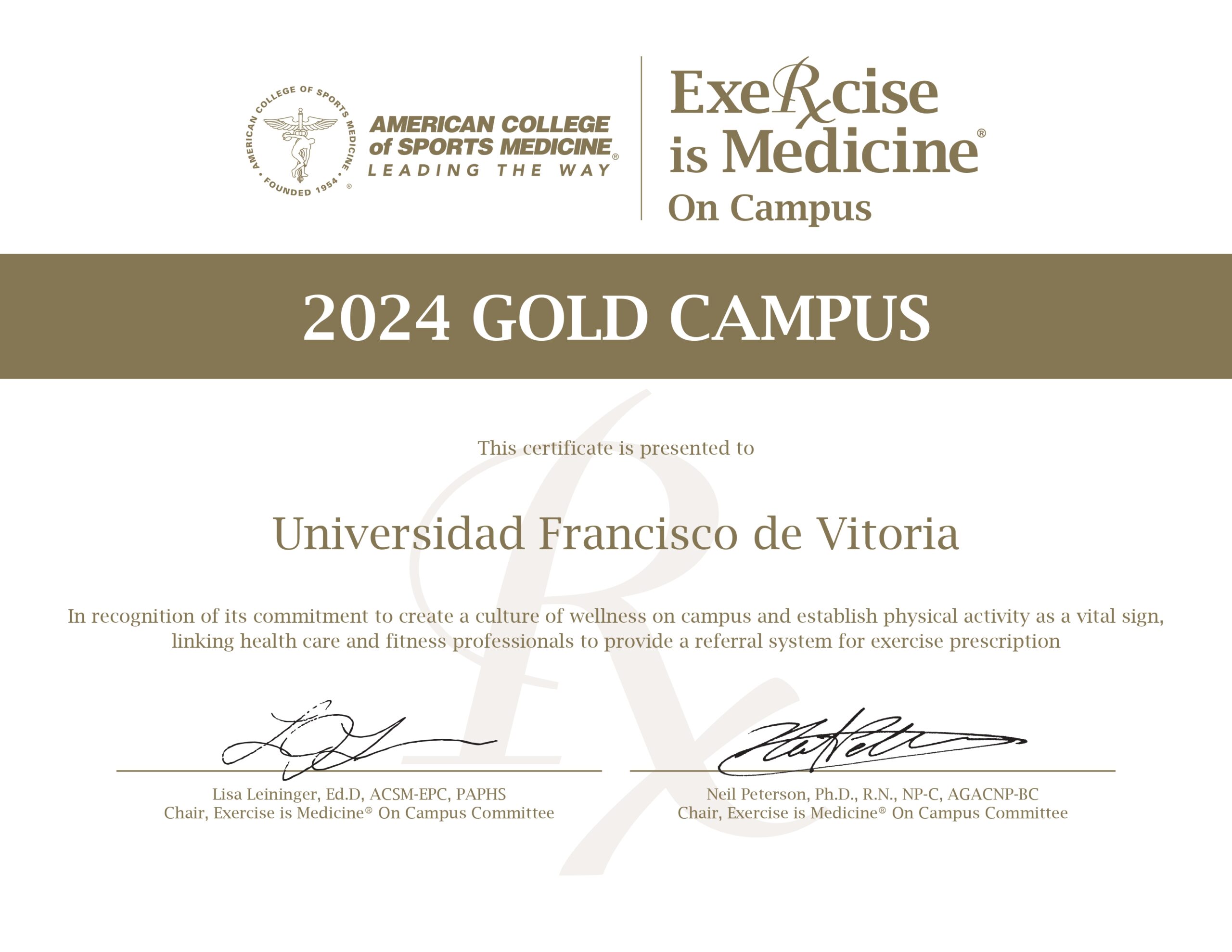 EIM OC Gold 2024 Universidad Francisco de Vitoria page 0001 scaled Faculty of Health Sciences Estudiar en Universidad Privada Madrid