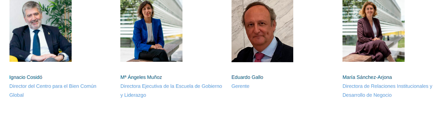 Directivos 1 FACULTY OF LAW, BUSINESS AND GOVERNMENT Estudiar en Universidad Privada Madrid